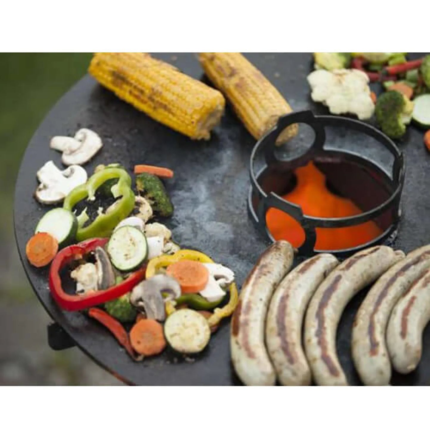 Grill plate for plancha grills