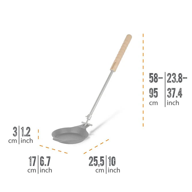 Campfire pan cast iron