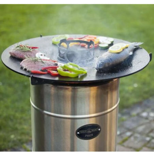 Grill plate for plancha grills