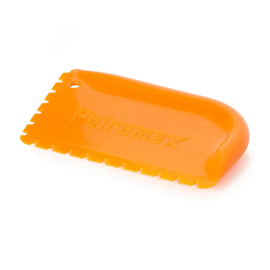 Scraper for cast iron with ridges