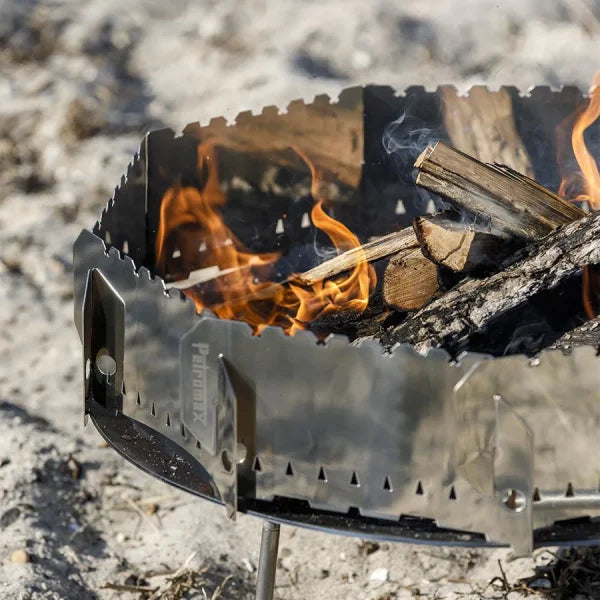 Wind break for fire bowls and pits