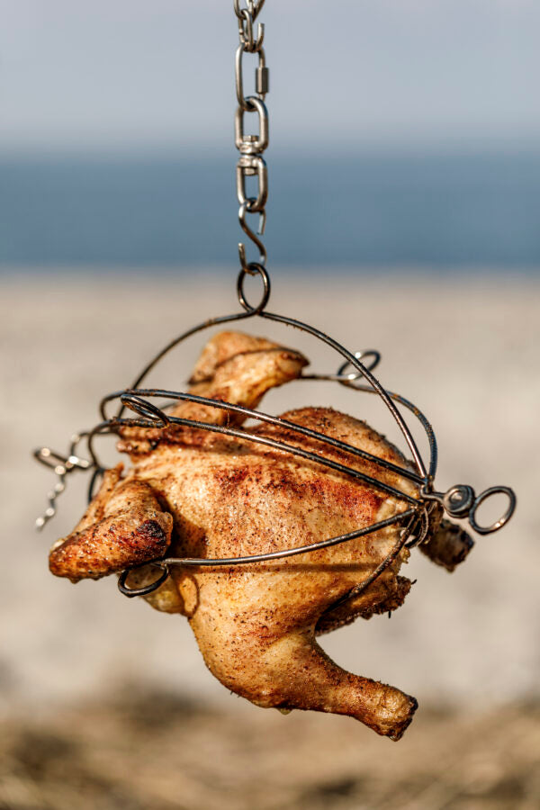 Hanging Poultry Grill Basket