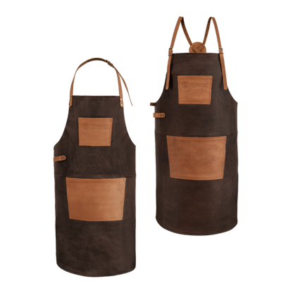 Buffalo Leather Apron with neck strap