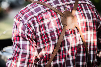 Buffalo Leather Apron with cross back straps