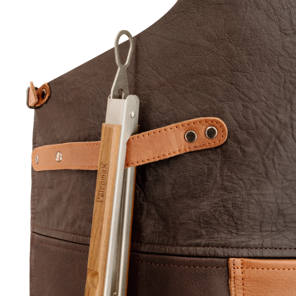 Buffalo Leather Apron with cross back straps
