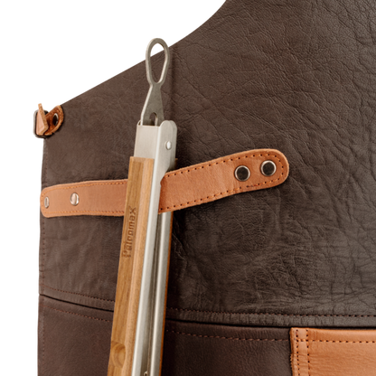 Buffalo Leather Apron with cross back straps