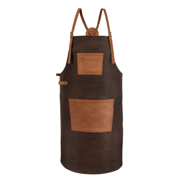 Buffalo Leather Apron with cross back straps