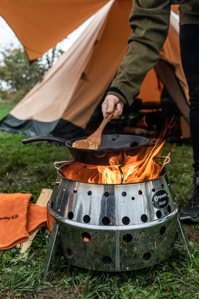 Petromax cooking support