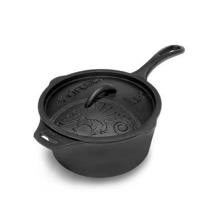 Cast Iron Saucepan with lid 2L
