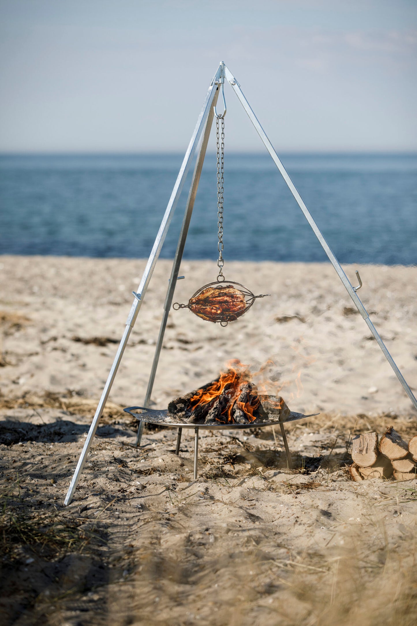 Hanging Poultry Grill Basket