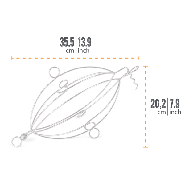 Hanging Poultry Grill Basket