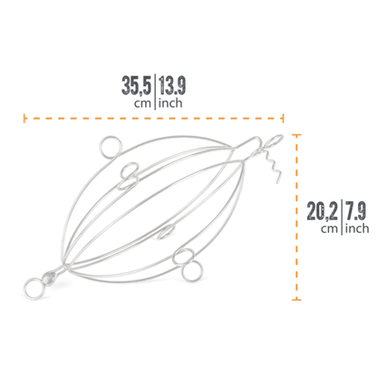 Hanging Poultry Grill Basket