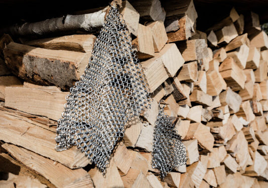 Chain Mail Cleaner for Cast and Wrought Iron